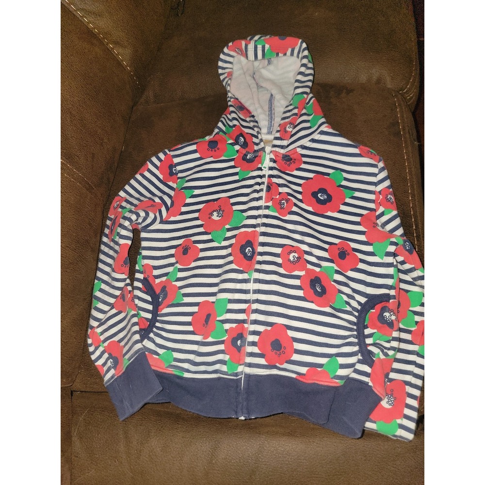 Gymboree smart little lady floral sweatshirt size medium 7 8